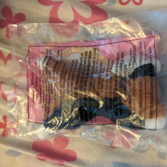 Sealed Ty Mc Donalds Studded Toy Animal Vintage 1999 Chip The Cat - Picture 4 of 6